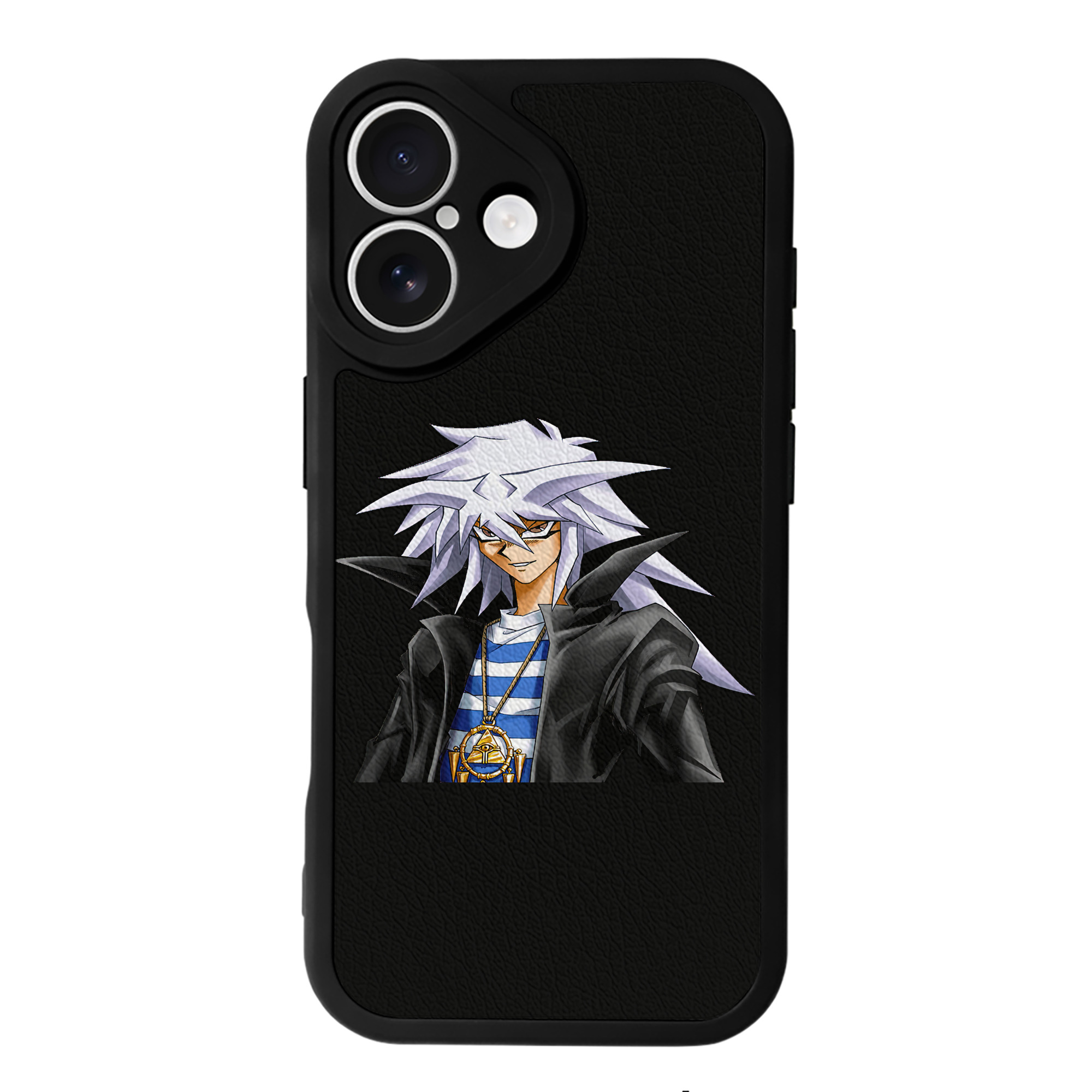 遊☆戯☆王 Yu-Gi-Oh! 【iPhone 16シリーズ対応】シリコンスマホケース（レザー調） 材質：シリコン